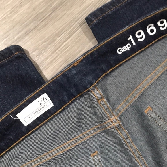 GAP 1969 DarkWash Distressed Always Skinny Jeans - Picture 6 of 11